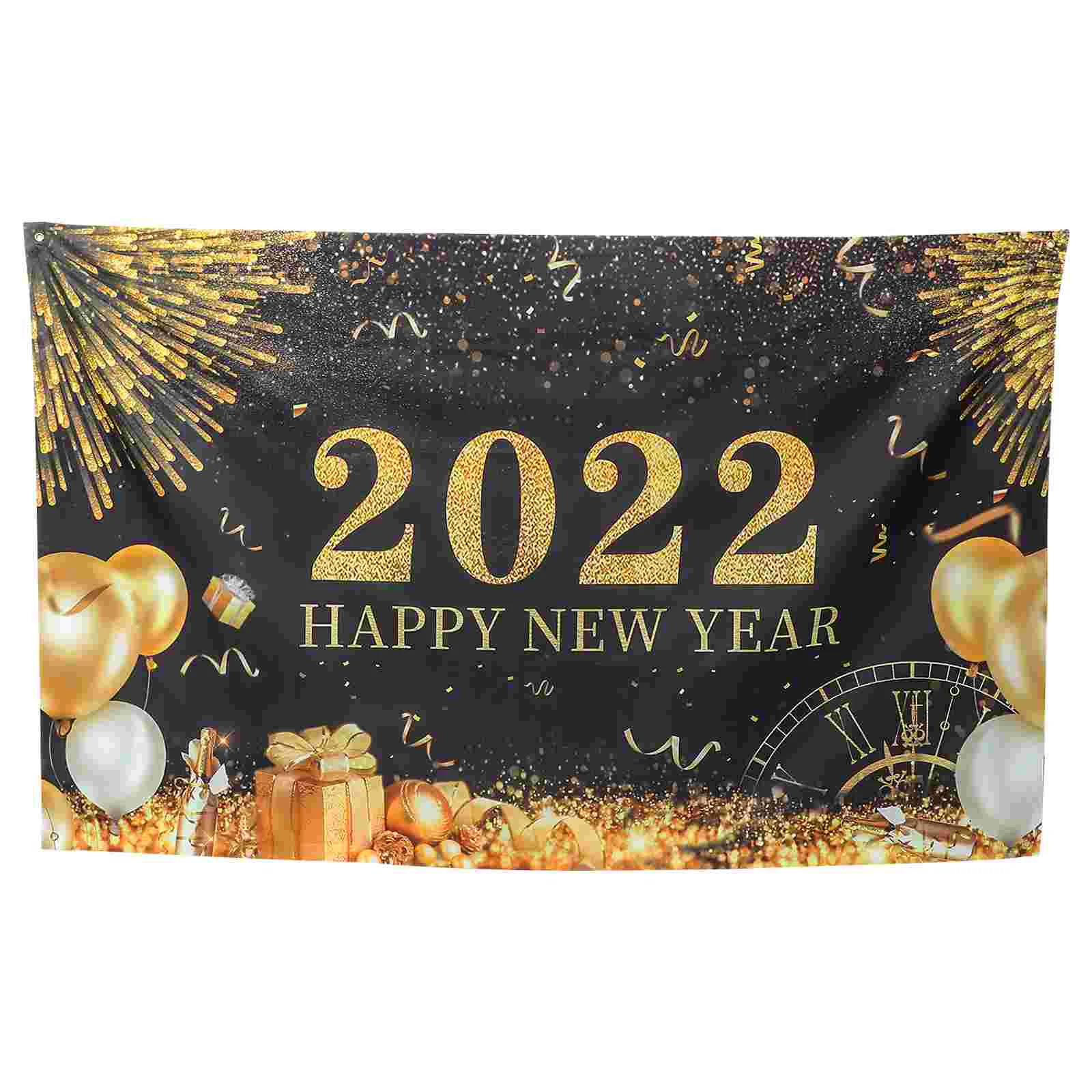 

1 Pc New Year Photography Backdrop Festival Hanging Background Party Supply