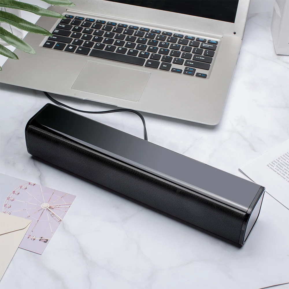 Звуковая панель 2*3 Вт с питанием от USB аудио плеер внутренний Магнитный двойной
