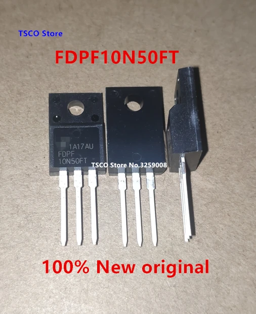 

FDPF10N50FT 100% new imported original 10PCS