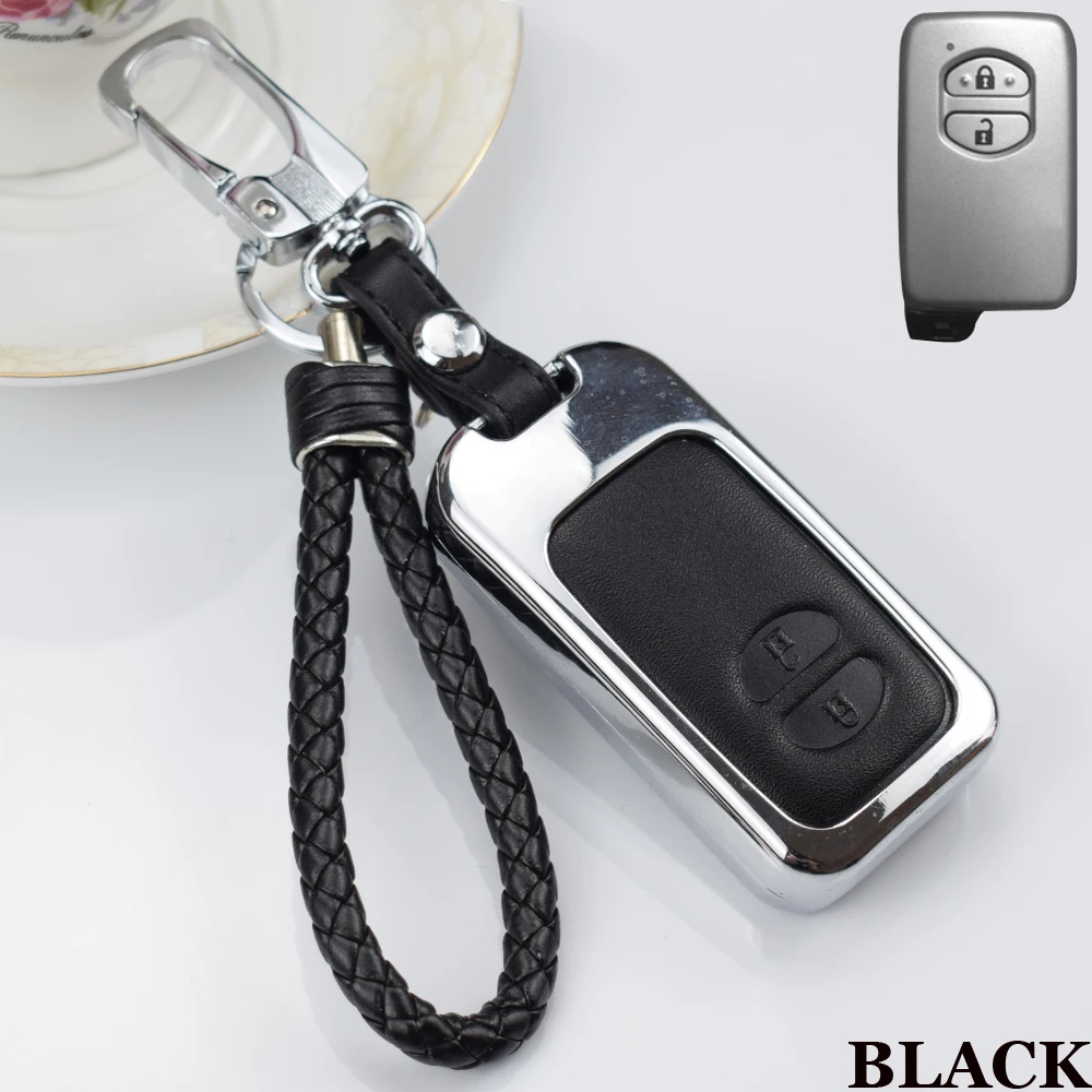 Чехол для автомобильного ключа с 2 и 3 кнопками Toyota Land Cruiser Prado 150 Camry Prius Crown For Subaru 2013