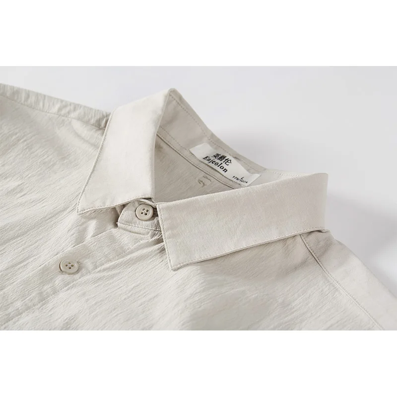 Enjeolon 2020 сезон осень-зима Мужские повседневные рубашки Camisa Masculina с длинными