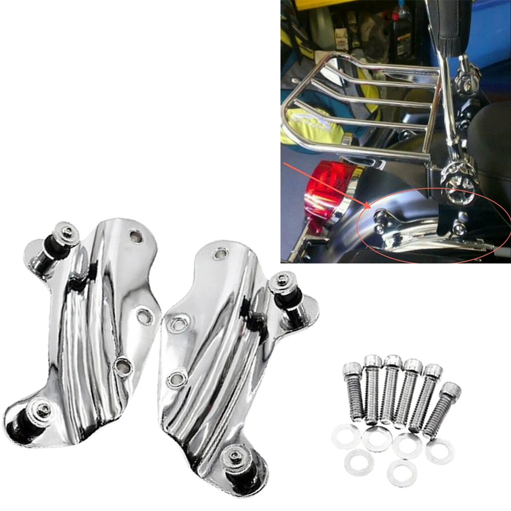 

Chrome Motorbike 4 Point Dock Hardware Kit For Touring FLHR 2009-2017