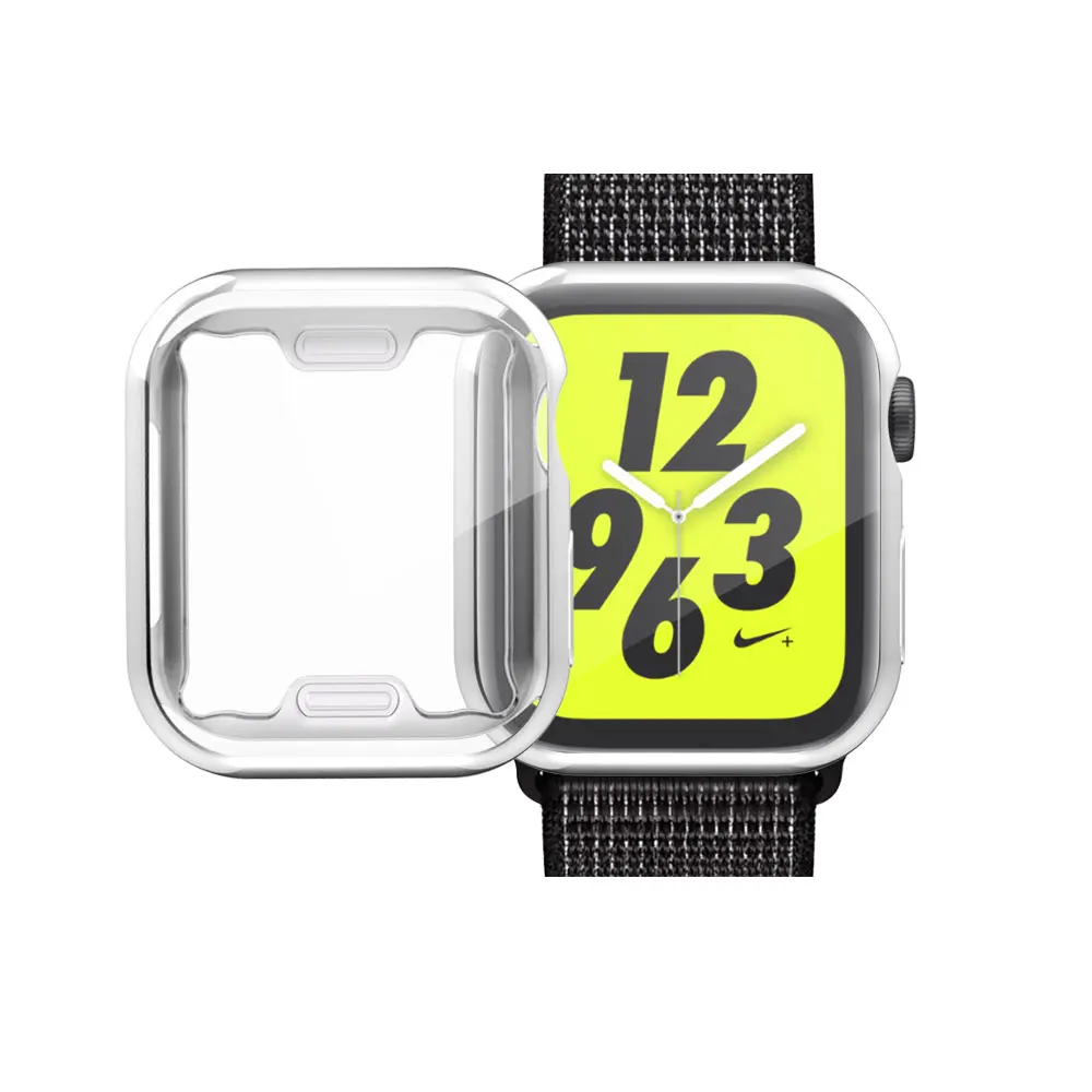 Мягкий чехол из ТПУ для Apple Watch 42 мм 38 защитная пленка с гальваническим покрытием