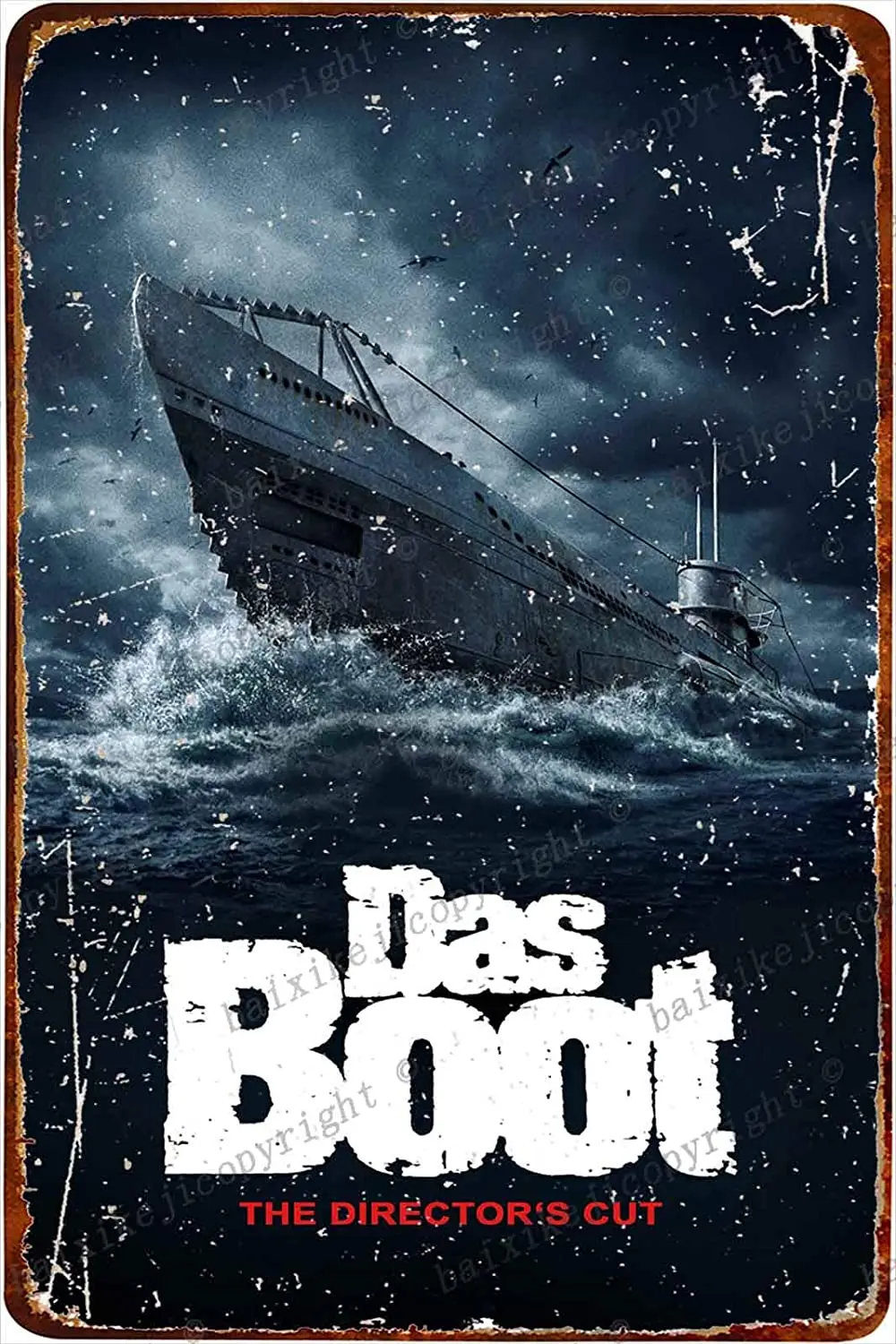 

Das Boot poster Tin Sign Vintage Metal Sign Poster Home Wall Decor Cafe Bar Pub Club Gift