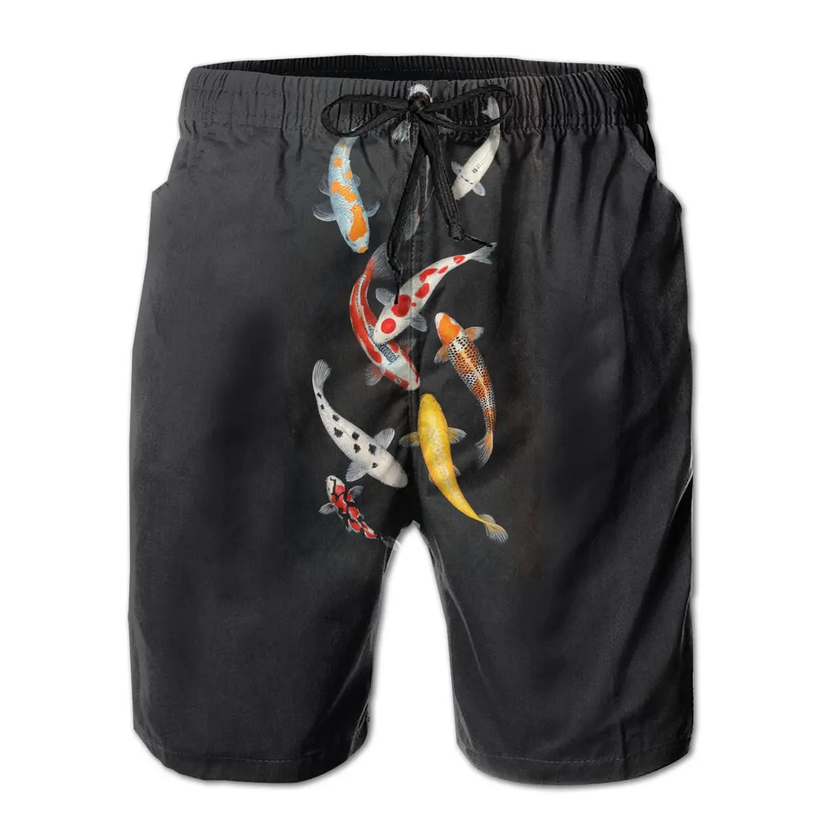 Гавайские Брюки повседневные R333 дышащие быстросохнущие забавные новинки Koi Lucky