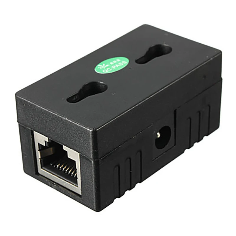 ANPWOO 10/100 Mbp Passive POE DC Power Over Ethernet Injector Splitter Wall Mount Adapter For IP Camera LAN Network 1PC | Безопасность и