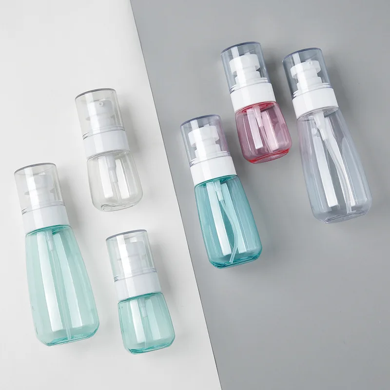 

Travel sub-bottling small spray bottle portable transparent fine mist toner lotion skin care products empty bottle spray bottle