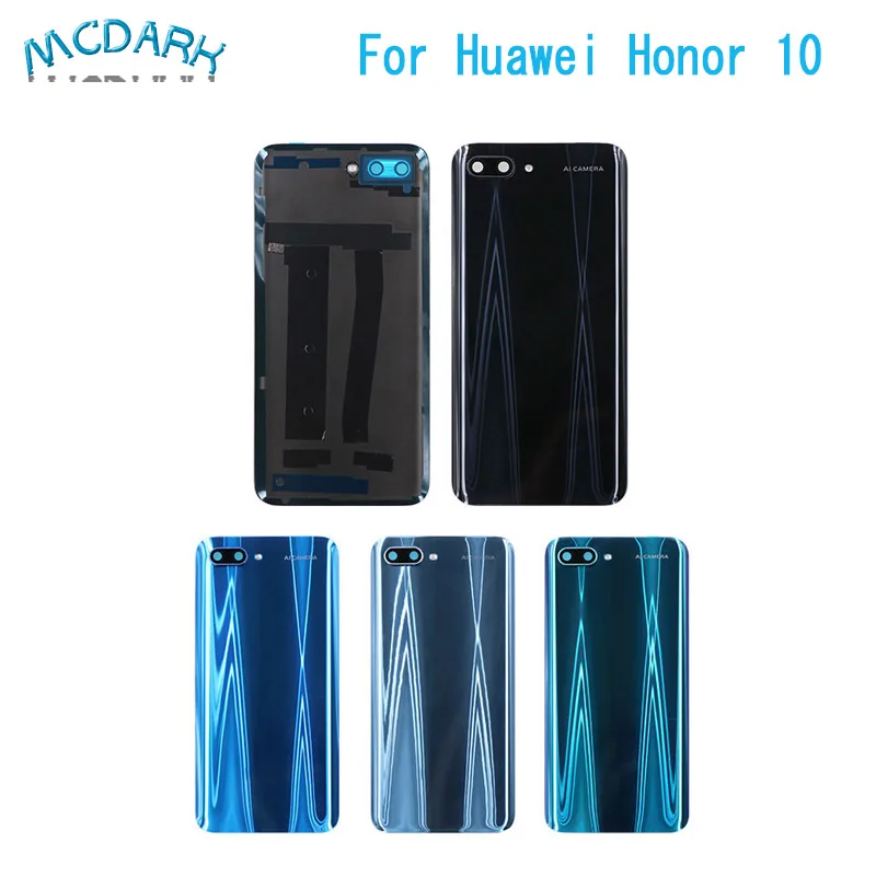Стеклянная задняя крышка аккумулятора для Huawei Honor 10 мобильный телефон корпус