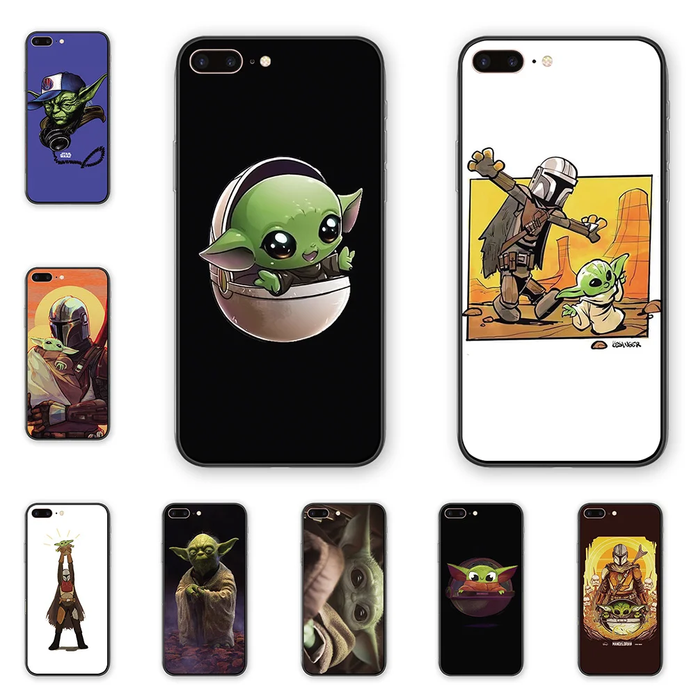 Силиконовый мягкий чехол из ТПУ забавный мультяшный детский Йода на заказ для