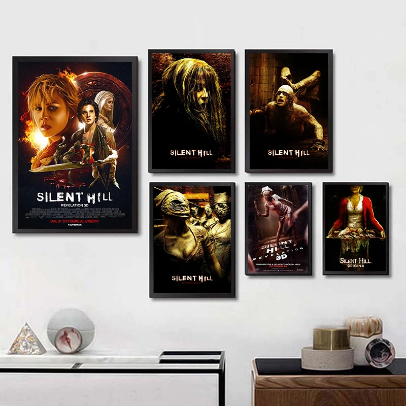 

Silent Hill Posters Movie Wall Stickers White Coated Paper Prints High Definition Home Decoration Livingroom Bedroom