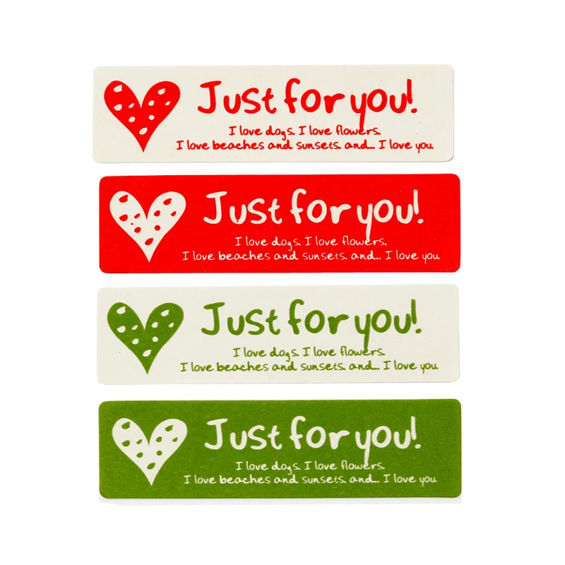 100 шт. наклейки для запечатывания вечерние подарочные пакеты упаковка s DIY