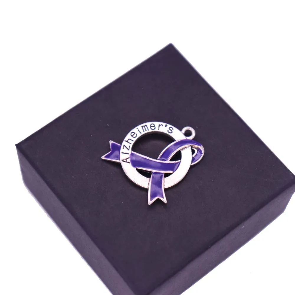 Своими руками ожерелье браслеты серьги делающие патологию Альцгеймера ленты амулеты фиолетовые для