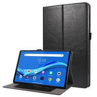 for lenovo tab m10 fhd plus x606f tablet artificial pu leather protection case shockproof shell flip standing tablet case cover