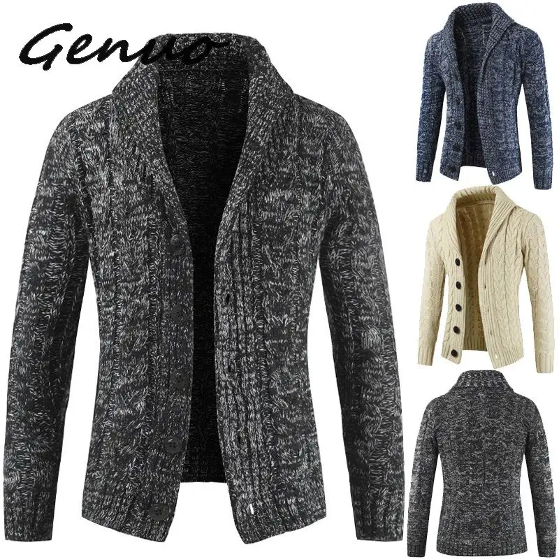 Мужской кардиган свитер новинка осень-зима 2019 мужской с длинным рукавом