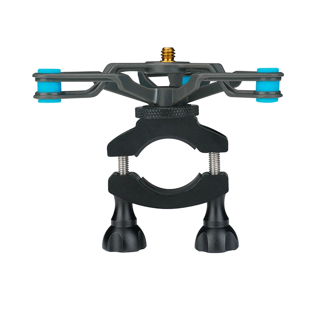 

ALLOYSEED Bicycle Shock Absorber Bracket Mount Holder Damping Bike Clip Stand for DJI OSMO ACTION 2 Sport Camera Accessories