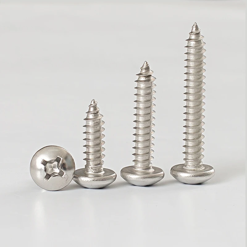 Нержавеющая сталь 304 M4 Саморезы с крестообразным шлицем 6 8 20 30 50 60 100 мм Длина и