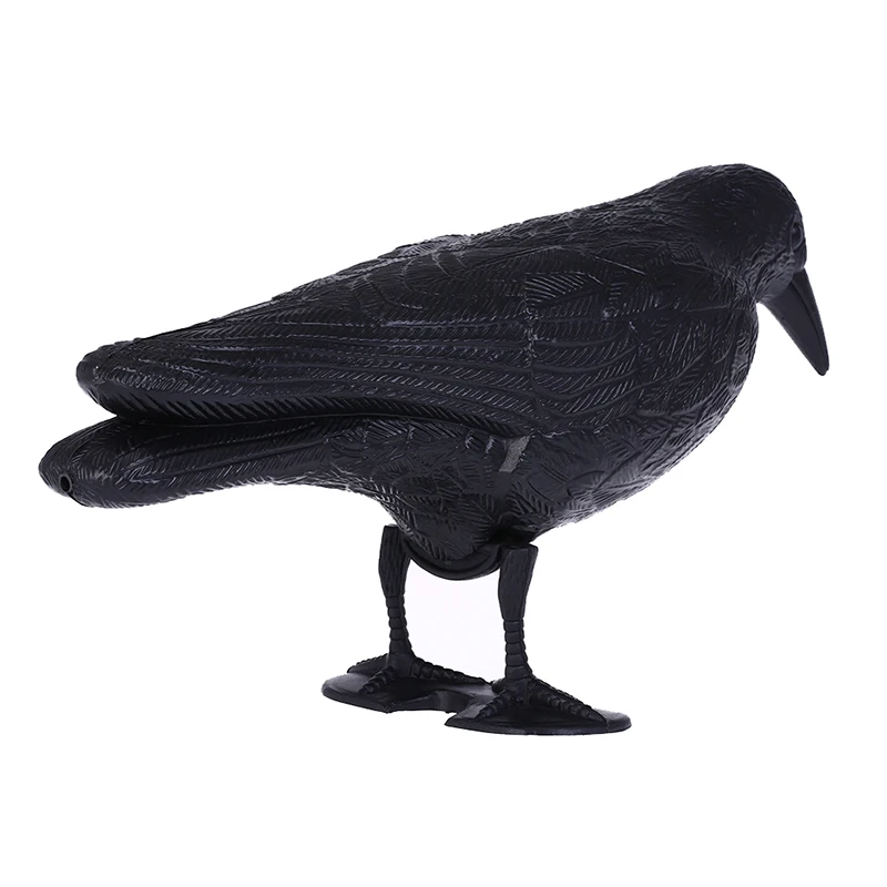 

Deterrent Repeller Decor For Bird Control Black Plastic Crow Hunting Decoys Garden Bird Deter Scarer Scarecrow Mice Pest Control