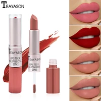mix color matte lipstick lip gloss sexy red lipstick lip gloss waterproof long lasting moisture non stick cup cosmetic lipstick