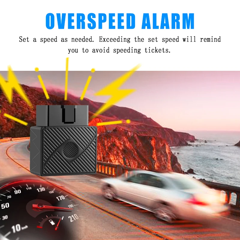 Tiptop OBD2 GPS автомобильный трекер устройство для отслеживания в реальном времени