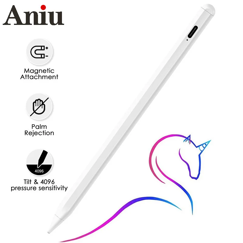 

Универсальный стилус для ipad 1 2, умный стилус для планшета, ручка для IOS, Android, iPad Pro 11, 12,9, 2021, 2018, 10,2, 7, 8, 9 поколения