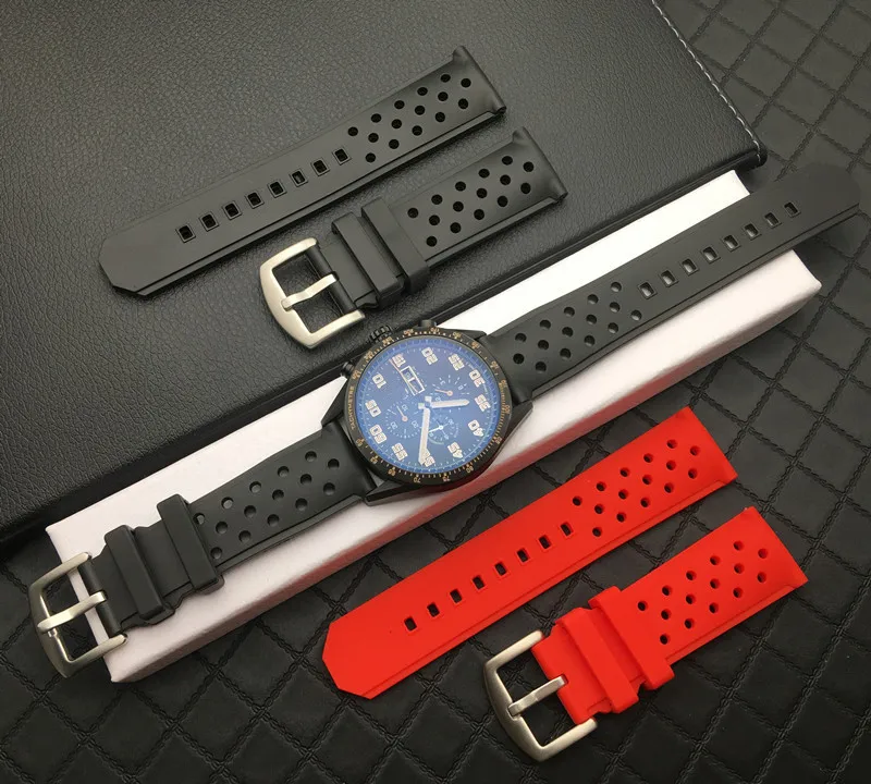 Ремешок для часов мягкий из натурального каучука Силиконовый водонепроницаемый