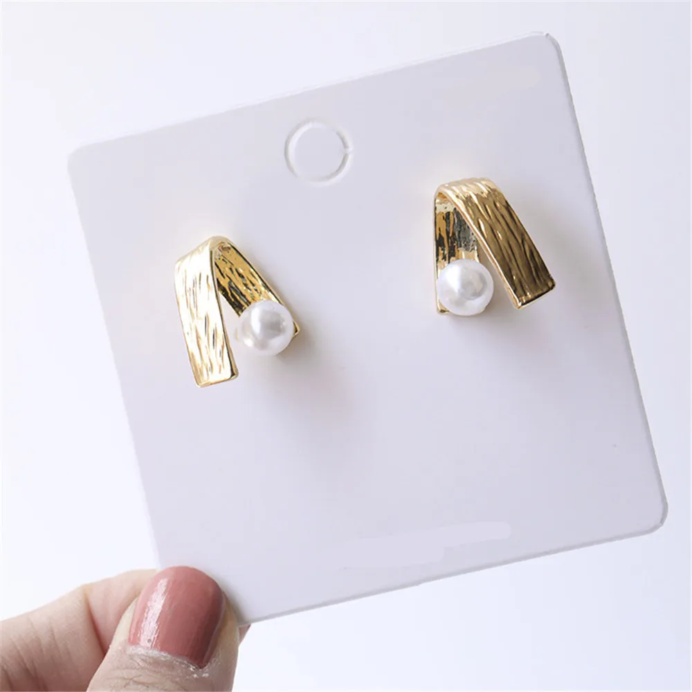 

NEW Style Restoring Ancient Ways Is han Edition Femininity Alloy Earring Contracted Pearl Earring Jewelry Accessories