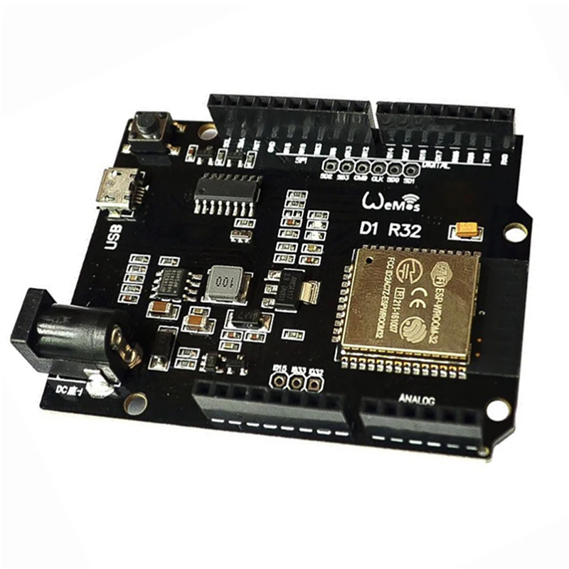 

ESP32 For Wemos D1 Mini For Arduino UNO R3 D1 R32 Wireless WIFI Module Connector Bluetooth Development Board CH340 4M Memory One
