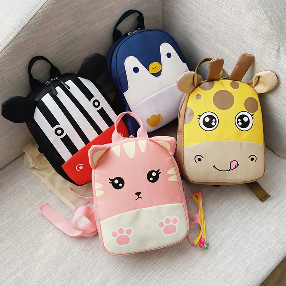 Милый мультяшный холщовый рюкзак для детей школьная сумка детского сада Детский