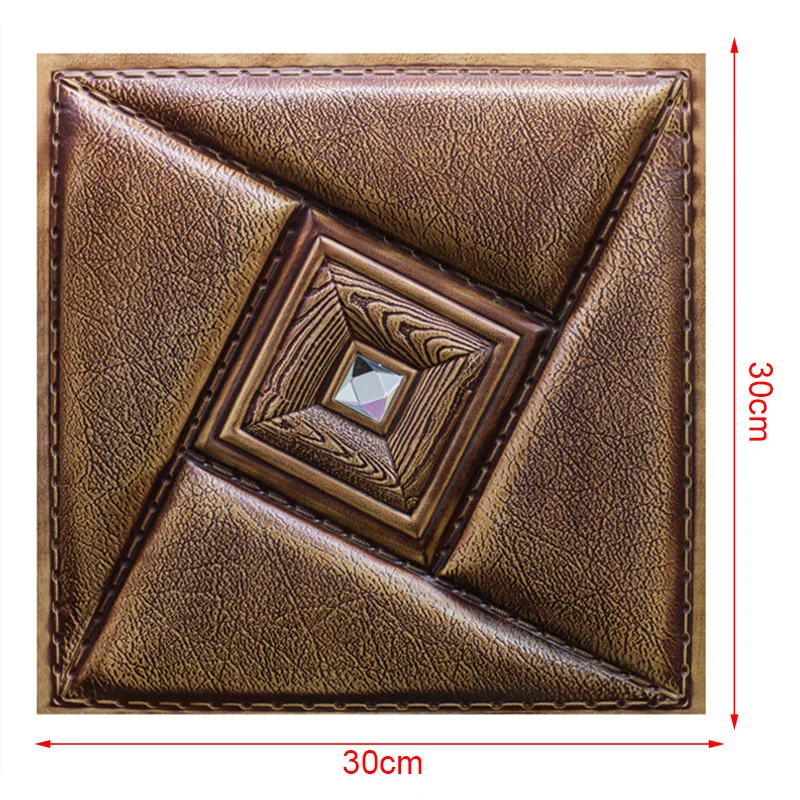 3D обои из искусственной кожи кирпичная стена бумага пилинг и палка для гостиной