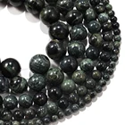 1 прядьлот 46810 мм натуральный зеленый малахитовый камень Круглый свободный разделитель для браслета ювелирные изделия товары оптом