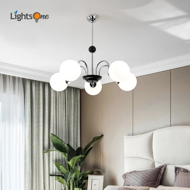 Modern minimalist art glass chandelier designer lamp dining bedroom living room lamps