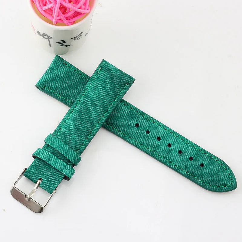 7 Color Fashion Simple Cowboy Leather Strap 20 mm Men Women wristwatches Watchbands | Наручные часы