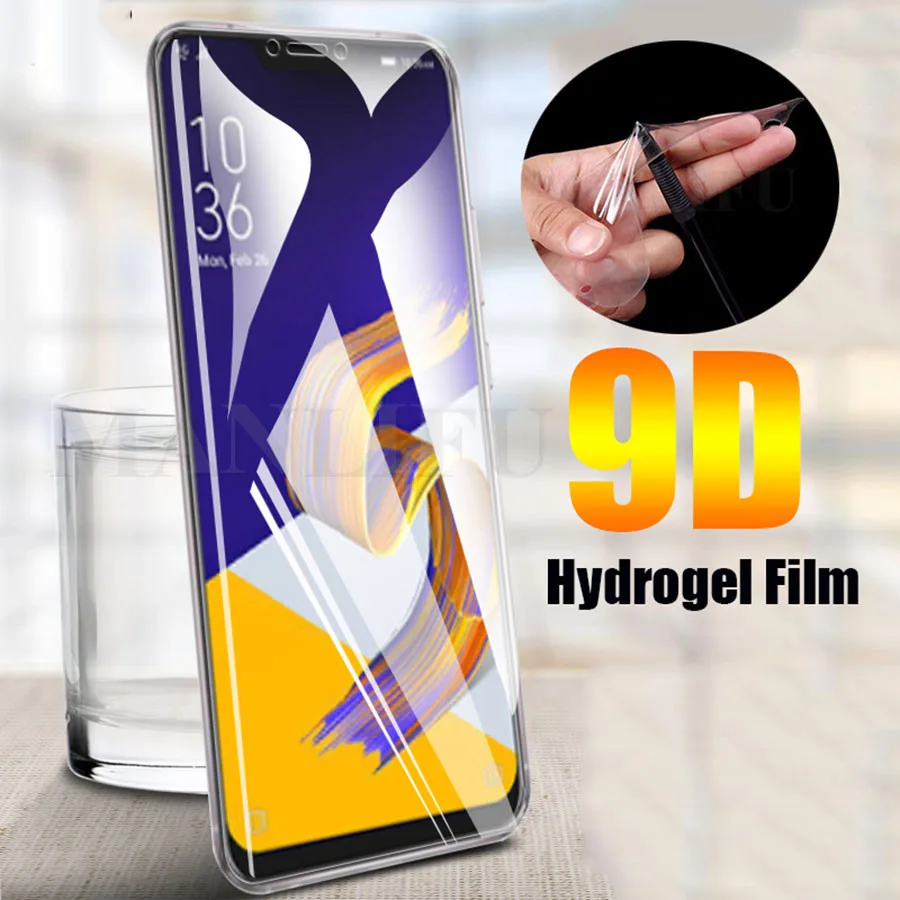 Мягкая силиконовая Гидрогелевая пленка 9D для Asus Zenfone 5z ZS620KL 5 ZE620KL Max Pro M2 ZB631KL M1 ZB601KL