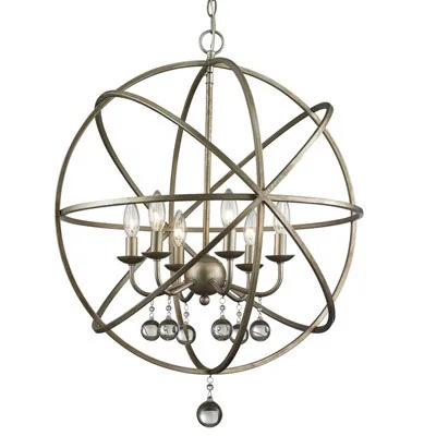

american loft industrial style retro pendant light iron ball pendant lamp for cafe restaurant bar lighting fixtures decoration