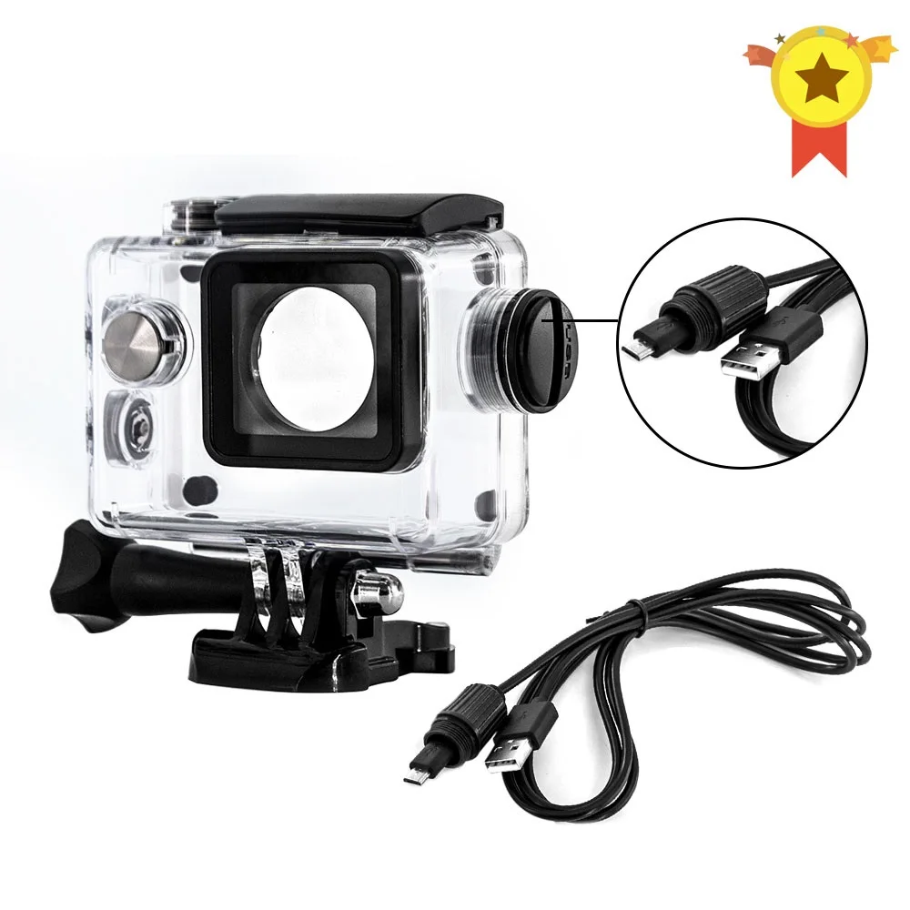 Аксессуары для камеры Go Pro Аксессуары для экшн-камеры Gopro Hero 7/6/5/4/3 Экшн-камера Eken H9 Wi-Fi Sj4000 пульт дистанционного управления для спортивной Камера подводный водонепроницаемый Корпус чехол с крышкой