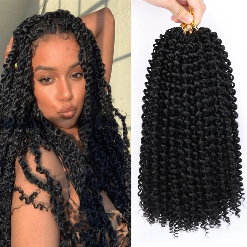 

ONYX 12 Inch Short Passion Twist Crochet Hair Short Crochet Braids Twists Synthetic Braiding Hair Extensions Women Crochet