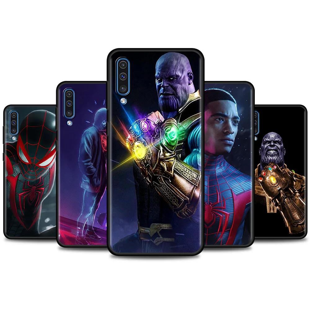 Чехол для Samsung Galaxy A50 A70 A10 A30 A20E A20S A40 A30s A20 M31 M30s M31s M51 M11 M01 M12 Marvel Человек-паук Майлс