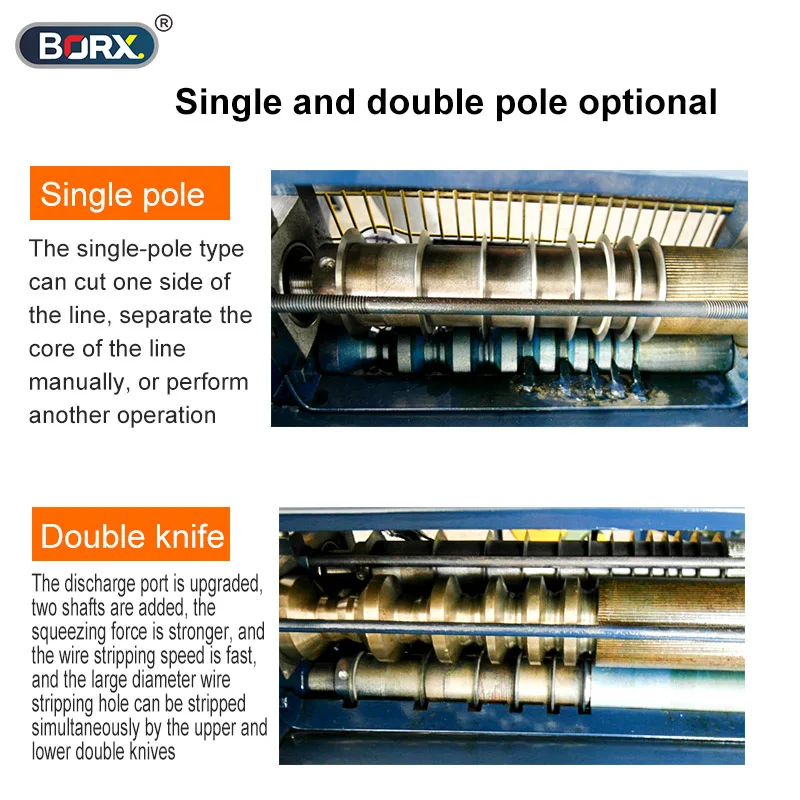

BORX Cable cutting and stripping machine,Cable cutting and stripping machine,Used wire, cable, peeling machine