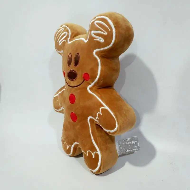 Disney-mu&ntilde;eco de dibujos animados de Mickey mouse, Minnie mouse, hombre de jengibre, juguete de peluche, regalo para ni&ntilde;os, 32cm, 2 piezas-4