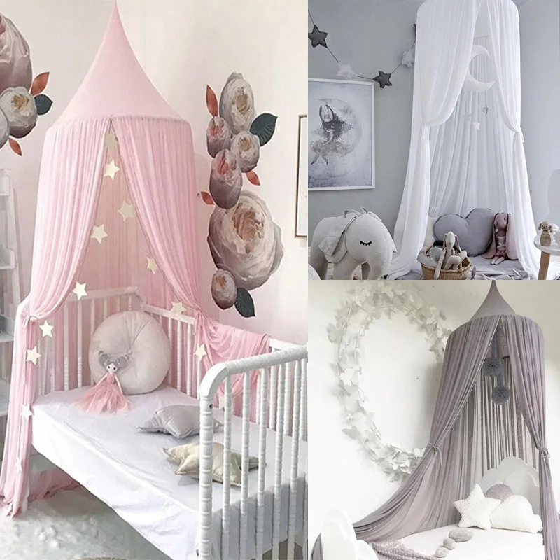 Детская кровать навес шторы детская палатка принцесса для девочек Игровая Дом