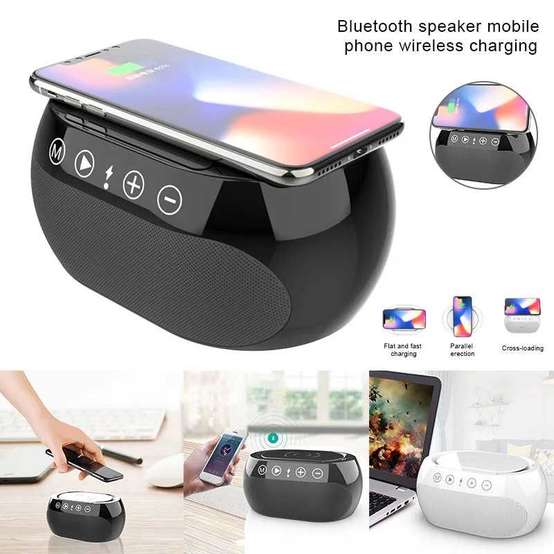 Беспроводное зарядное устройство Быстрая зарядка беспроводной связи динамик