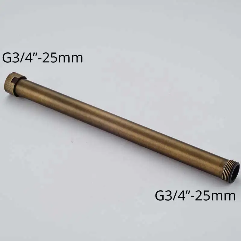 Бесплатная доставка античная латунная удлинительная труба 30 см для душевого