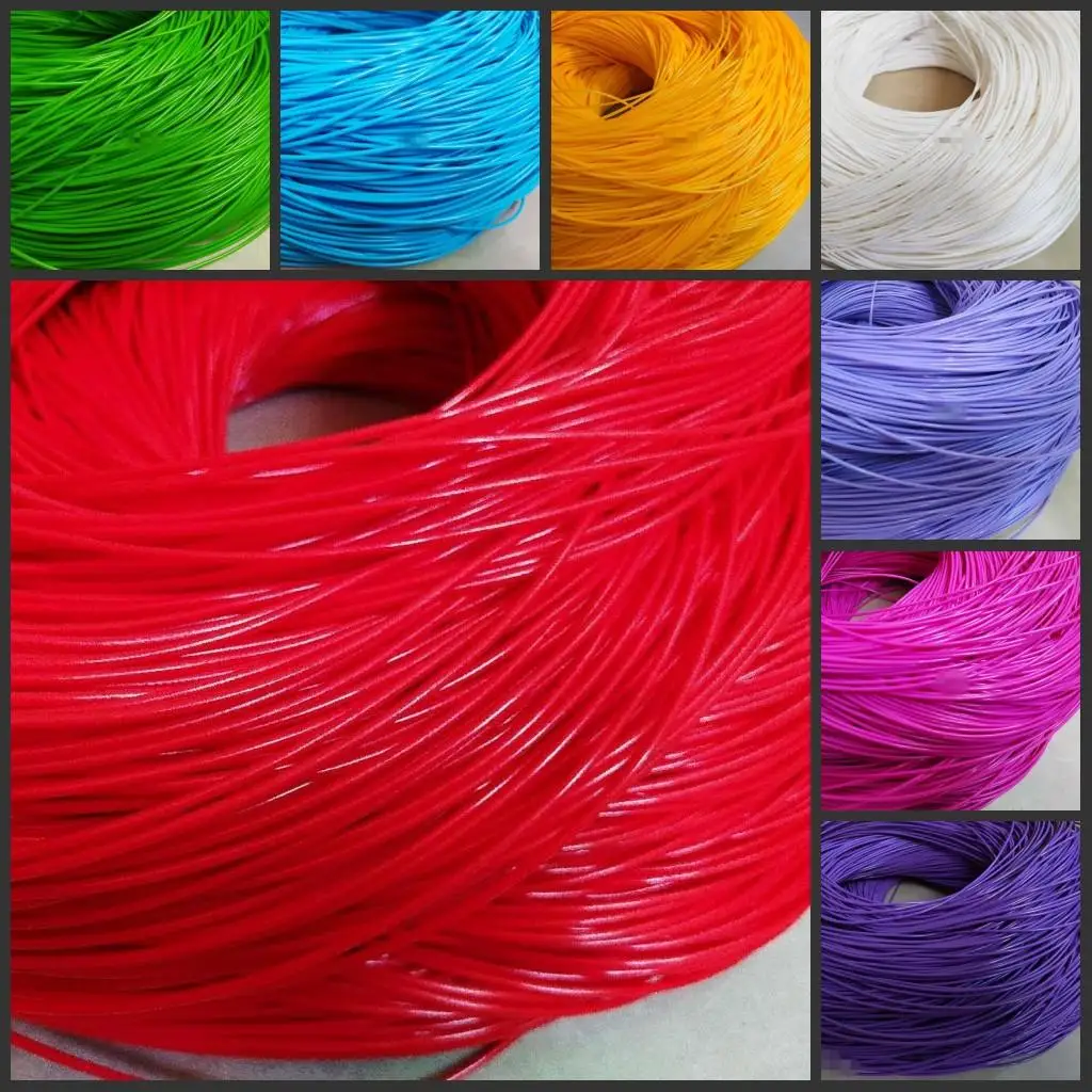 

500 grams of multicolor round synthetic rattan woven material, used to weave and repair the plastic rattan of the chair,