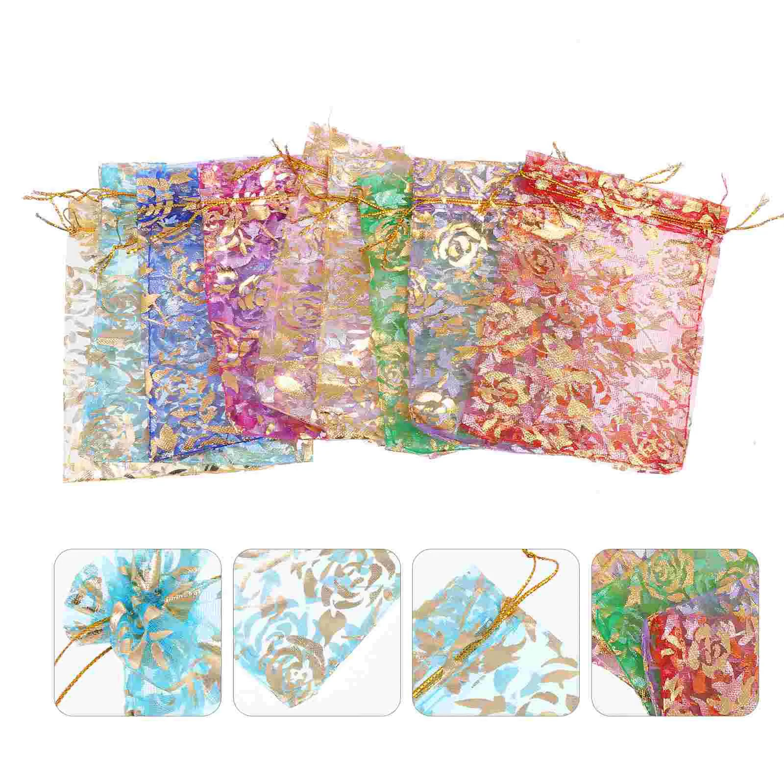 

100 шт., пакеты для хранения ювелирных изделий