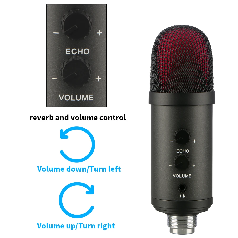 bm900 usb microphone for recordingstreaminggamingprofessional microphone for pclaptop voice volume controltrol free global shipping