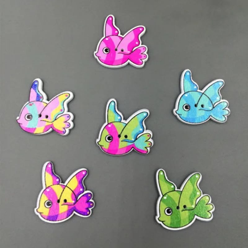 100 шт. деревянные пуговицы для скрапбукинга с 2 отверстиями | Дом и сад