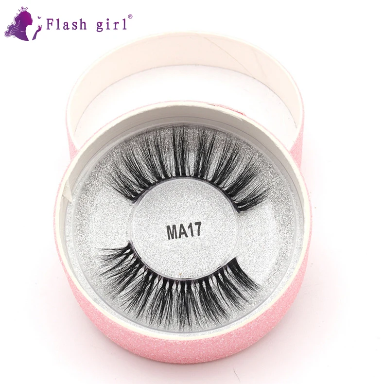 

Мигающая девушка 1 пара Накладные ресницы ручной работы Мягкие 3D норковые полноразмерные ресницы многоразовые натуральные длинные накладн...