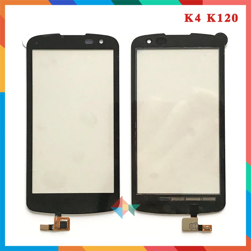 Сенсорный Экран 4 5 дюйма для LG K4 K120 K121 K130 K130E дигитайзер передняя стеклянная