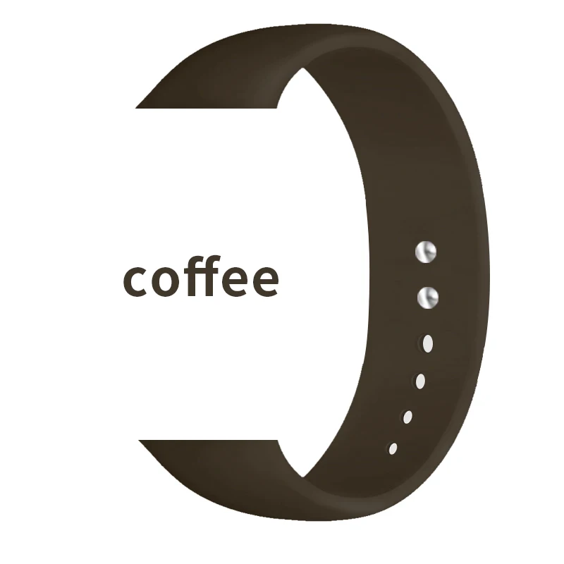 Орех силиконовый браслет ремешок для наручных часов Замена iwatch спортивный 38 мм