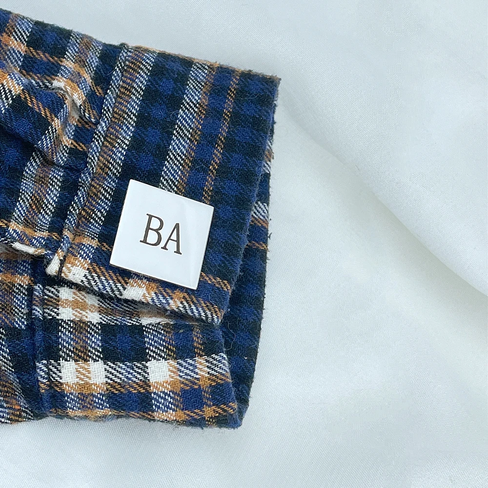 Запонки для мужчин из нержавеющей стали с индивидуальными буквами | Украшения и